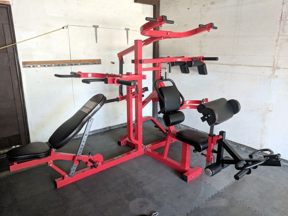 PowerTec Workbench / Leverage Multi System Gym - Red