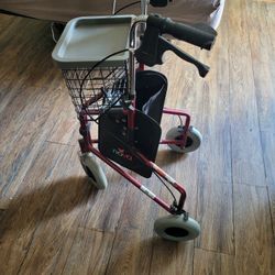 Three wheel walker