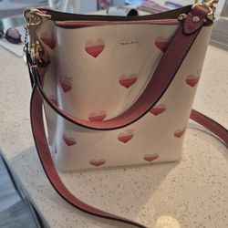 Coach Heart Bucket Bag