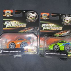 Small Block Fast and Furious Brian’s Toyota Supra and Brian’s Mitsubishi elcipse