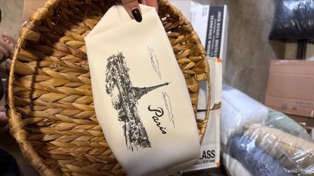 Paris Eiffel Tower Canvas Pouch