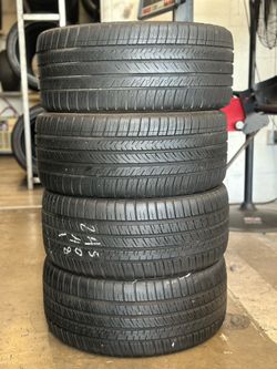 SET OF TIRE 245 40 18 MICHELIN 85% LIFE