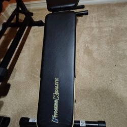 Weight bench Plus Weights For sale 