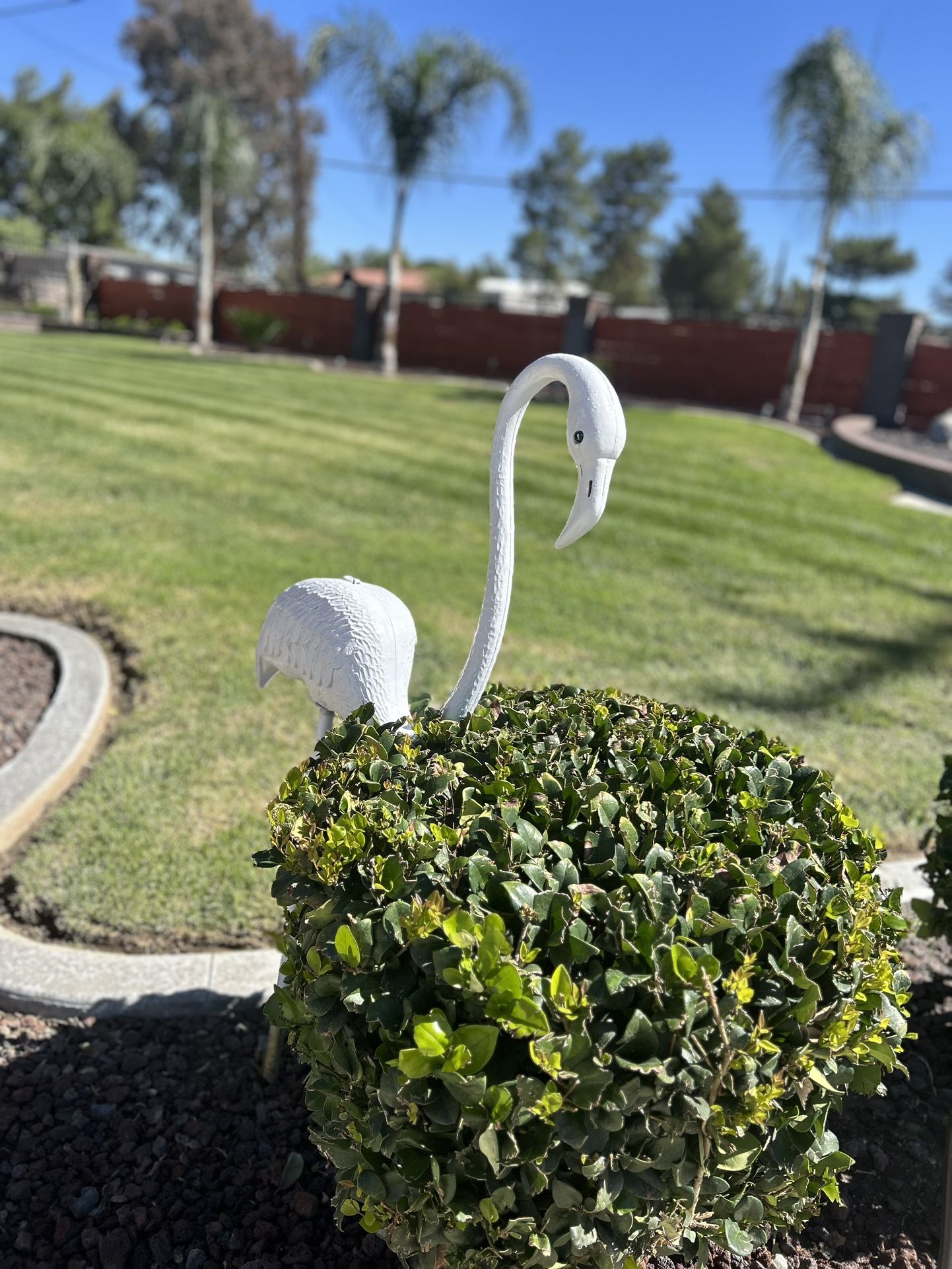 Yard Art Flamingo 
