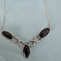 Black Onyx Necklace 