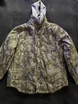 Bass Creek Outfitters Camo Hooded Jacket Realtree New