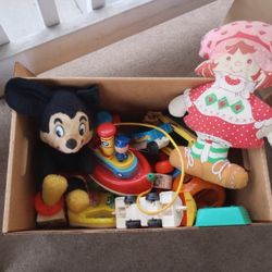 Vintage Box Of Toys