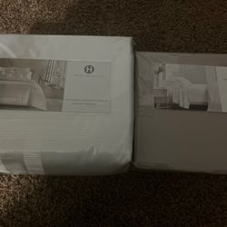 HOTEL COLLECTION FULL /QUEEN COMFORTER COVER SET / HOTEL COLLECTION QUEEN SHEET SET 100% EGYPTIAN COTTON  