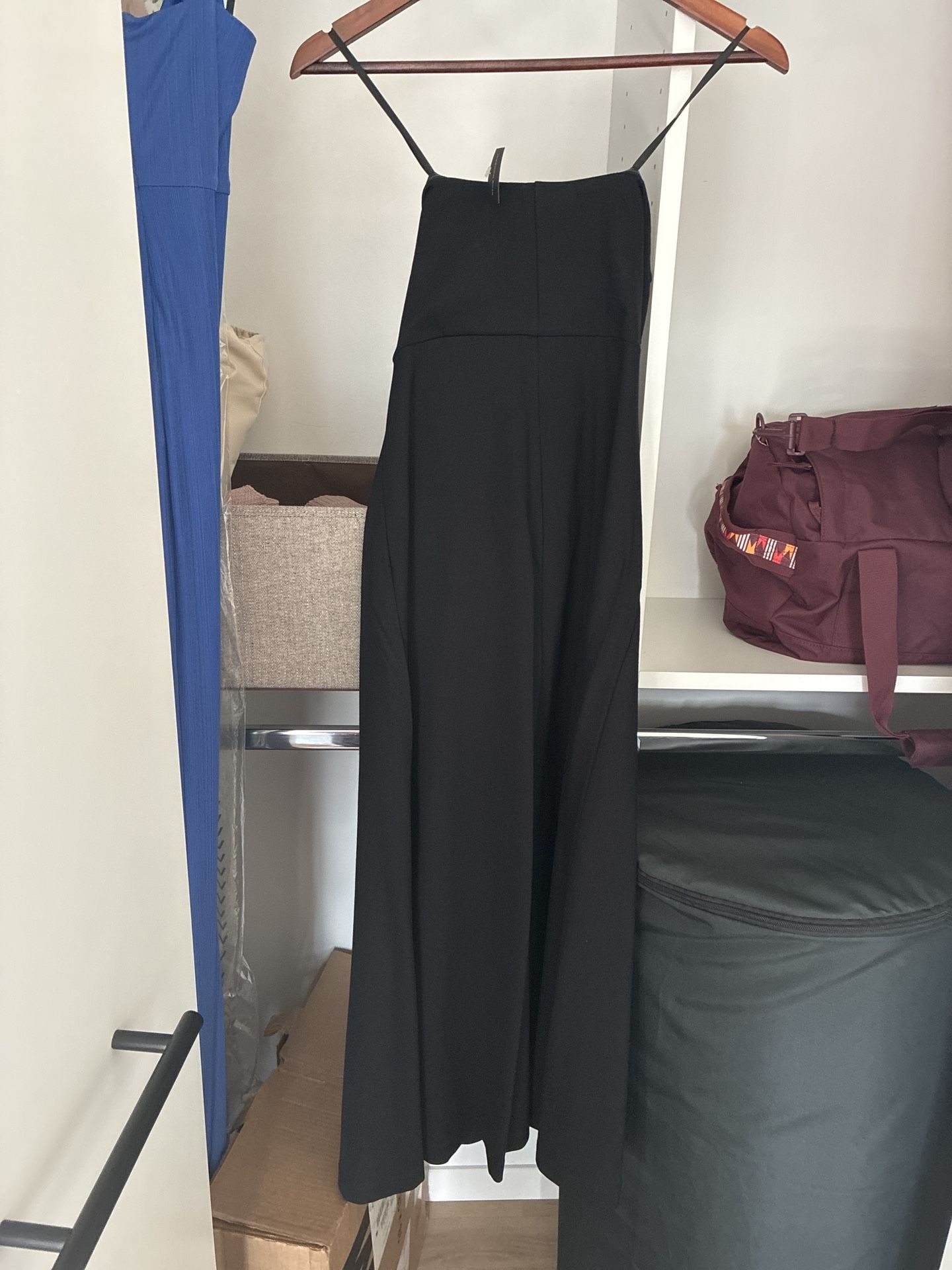 Club Monaco Black Shoulder less Dress