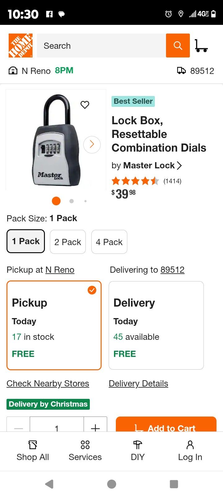 Master Lock Portable 