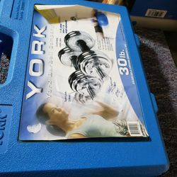 YORK 30lb Free Weights