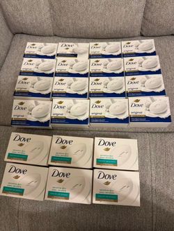 NEW: Set of 22 Dove Original and Sensitive Skin Beauty Bars