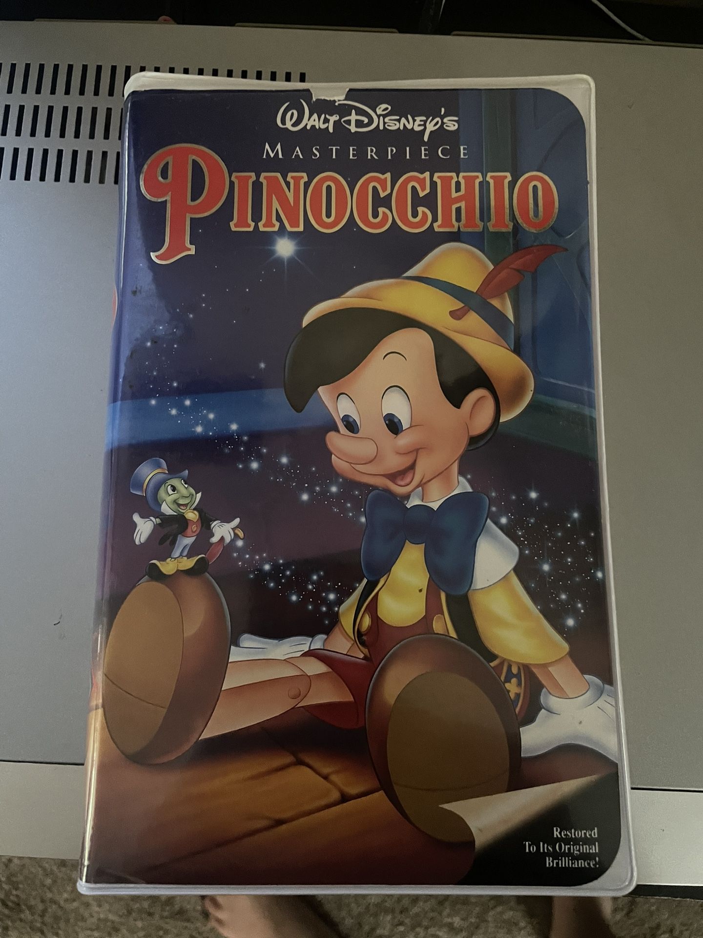 Rare Black Diamond VHS Of Pinocchio