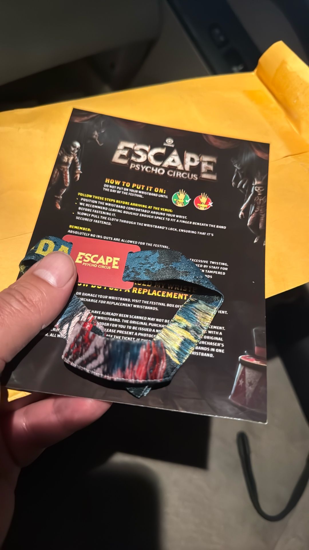 Escape 2-day GA Wristband (1)