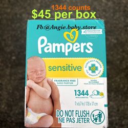 Pampers Wipes Sensitive 1344