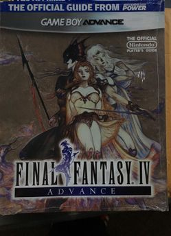 Final fantasy 4 IV Nintendo gameboy advance brand new sealed strategy guide