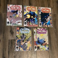 Marvel Comic Books CLOAK AND DAGGER #7-11 Lot Of 5