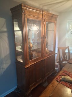 China cabinet and hutch