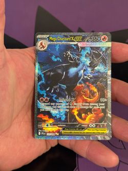 Mega Charizard X ex SIR & gold Mega Charizard X ex Pokemon cards