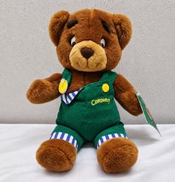 Vintage 1997 Eden Corduroy Bear Plush NWT Don Freeman 11" Stuffed Animal