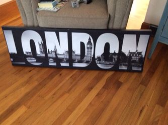 London canvas print