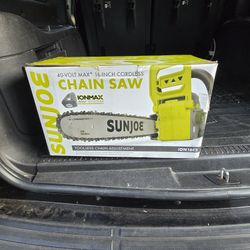 Sun joe 16-Inch 4-Amp 40-Volt iON Cordless Chain Saw ion, Chainsaw