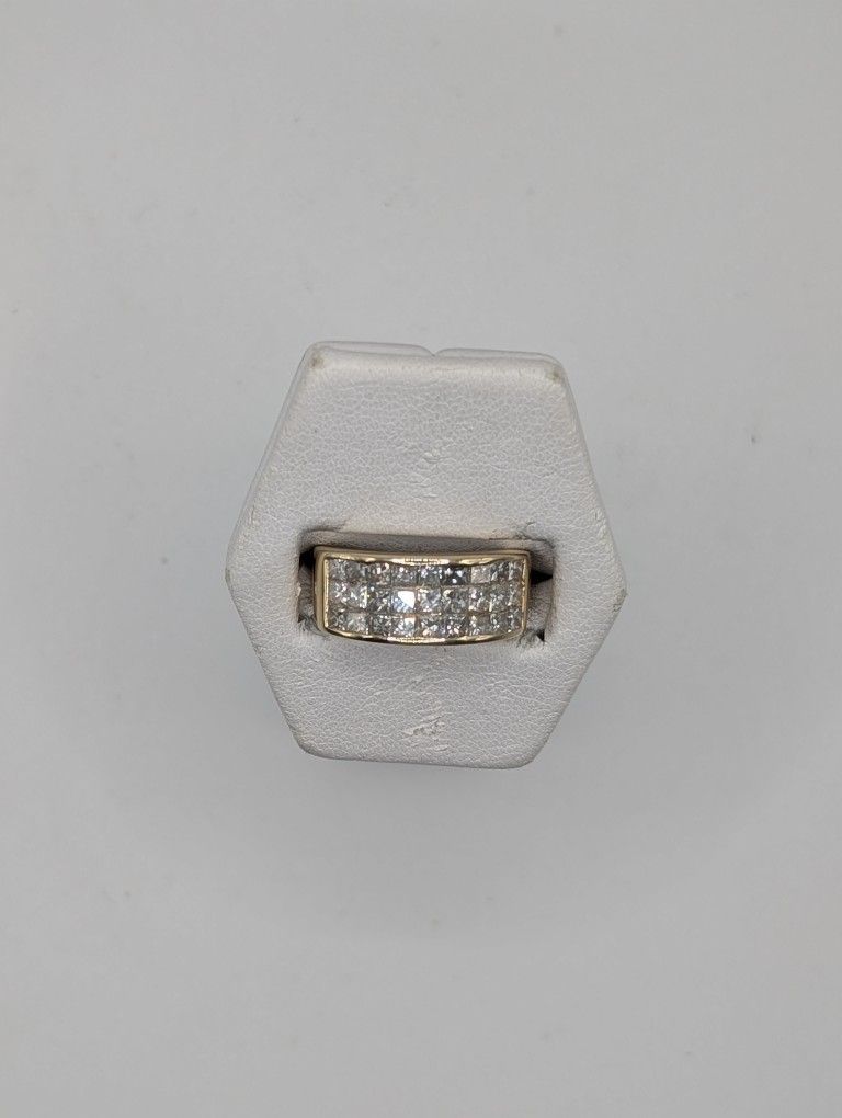 14kt Gold & 2.70cttw Diamond Channel Set Ring
