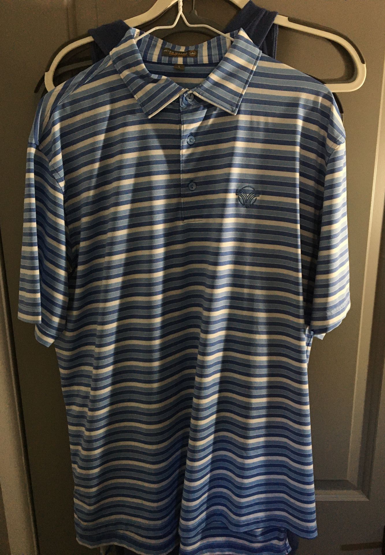 Peter Millar Golf shirt sz Large