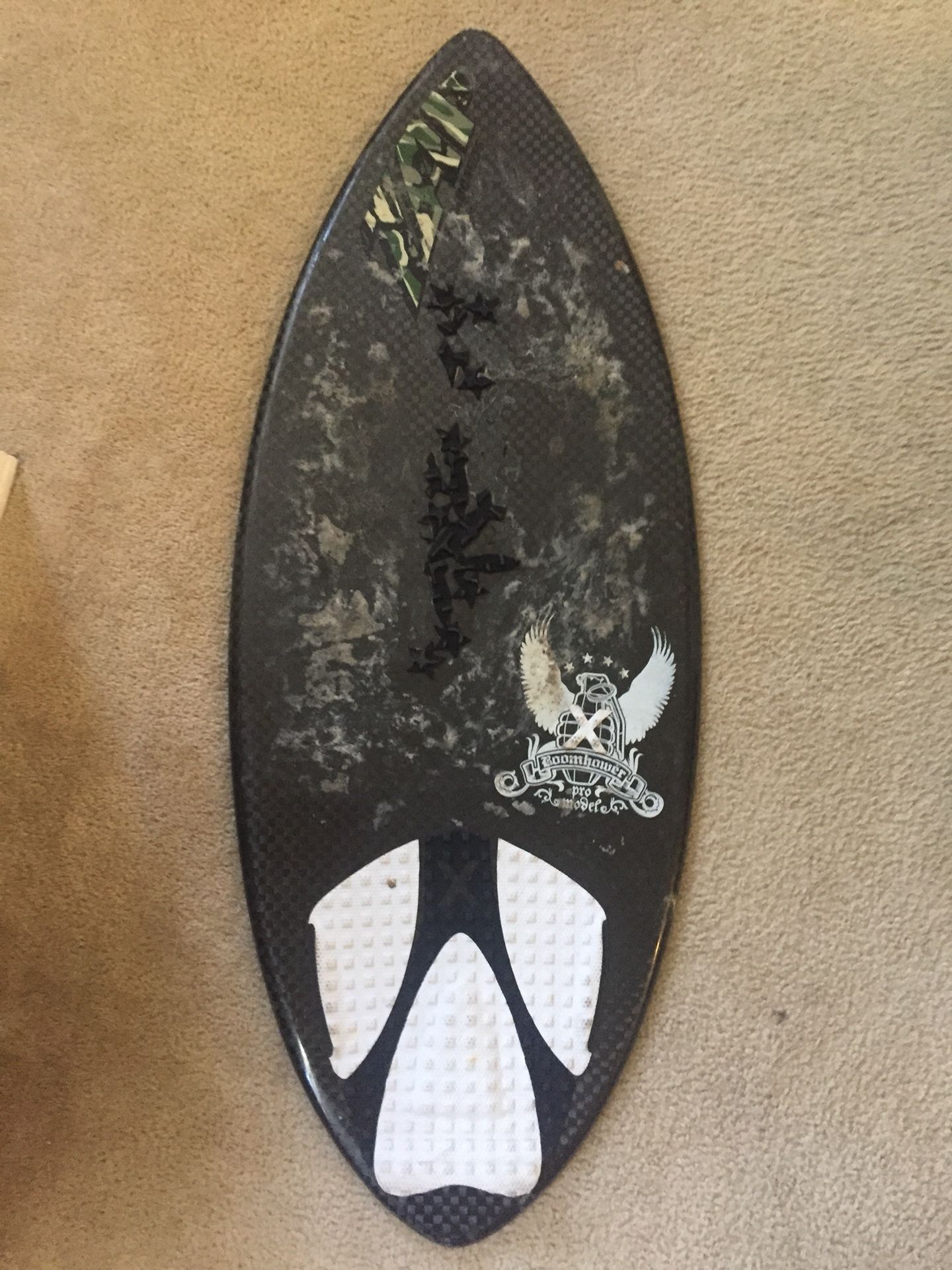 Used Zap Boomhower Carbon Fiber Skim Board