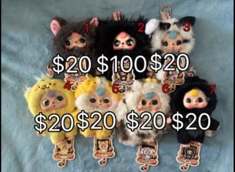 Baby Three Dogs and Cats Plush