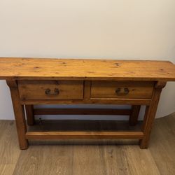 Entry Sofa Console With 2 Drawers
