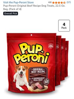 Pup-Peroni Original Beef Recipe Dog Treats 4-Pack