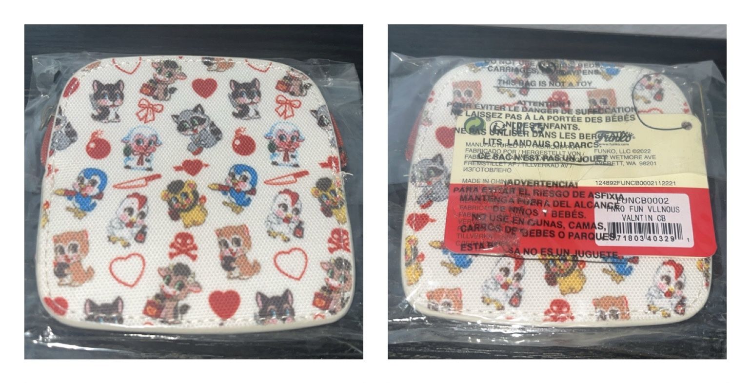Funko VILLANOUS VALENTINES Coin Purse (NWT)