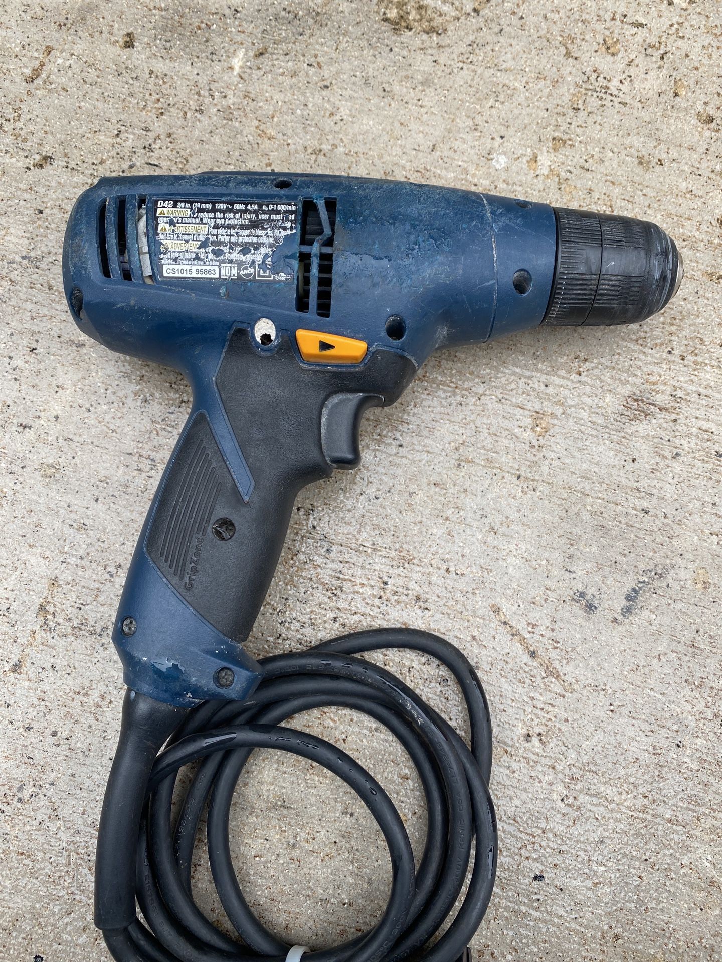 3/8” electric drill