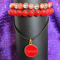 Cancer ♋️  Necklace/Bracelets Set