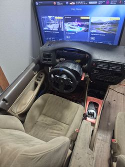 Racing simulator rig
