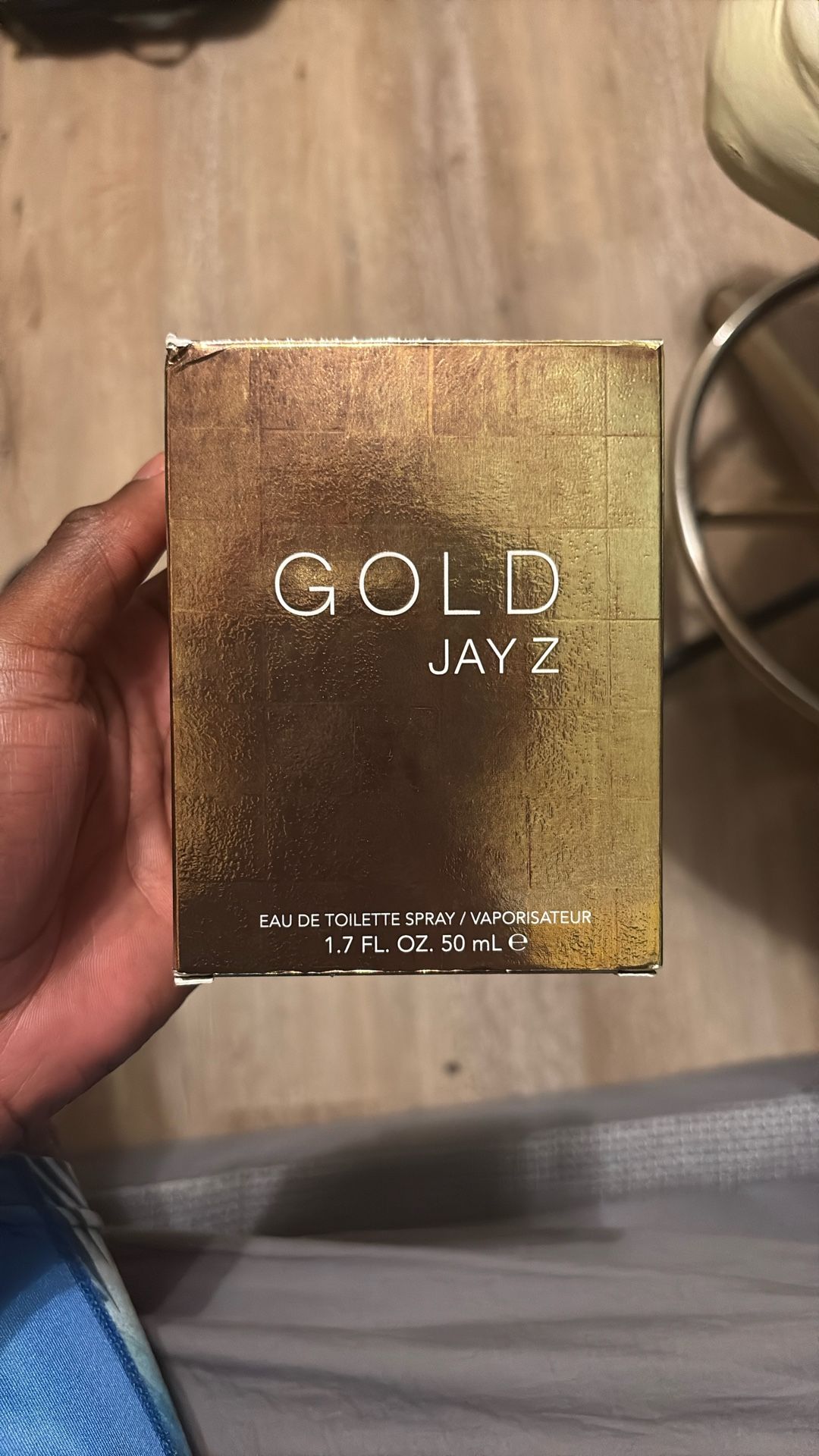 GOLD jay z cologne 1.7oz