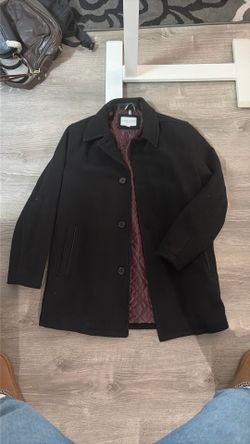 Men’s Cole Haan wool blend car coat