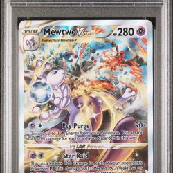 Mewtwo V star PSA 10