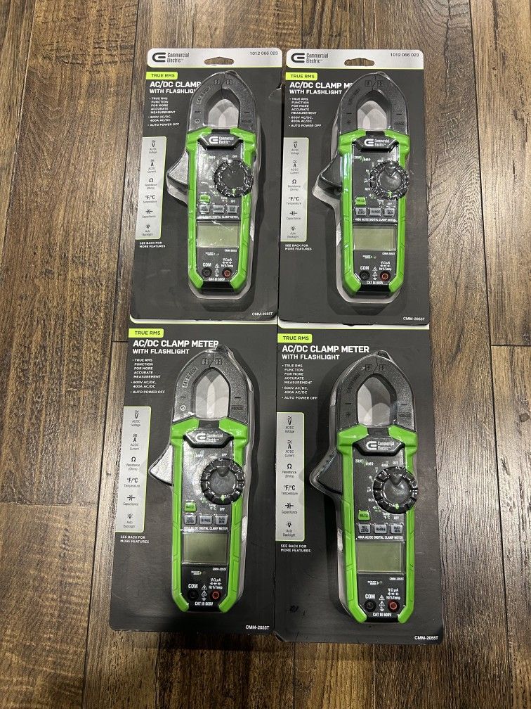 400 Amp AC/DC True RMS Digital Clamp Meter with Temperature