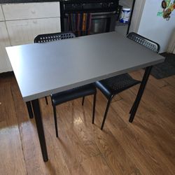 Ikea Gray Table Desk 