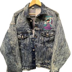 Vintage jacket hunch back of Notre dame jean jacket rare Disney   