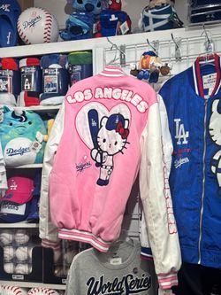 Hello Kitty X Dodgers Letterman Jacket