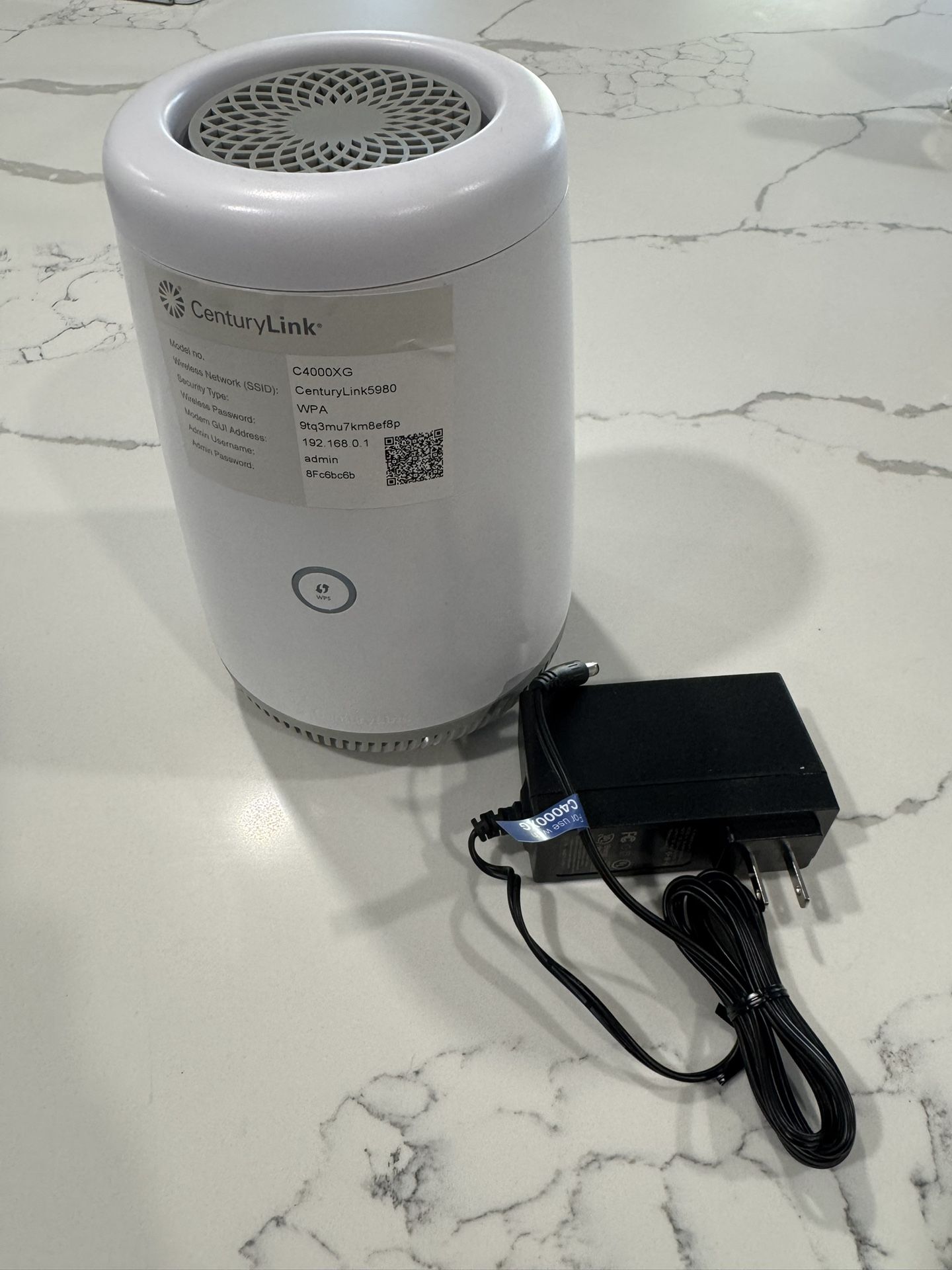 Century Link C4000XG Modem