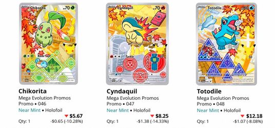 Pokemon First Partner Series 2 & 3 cards.
