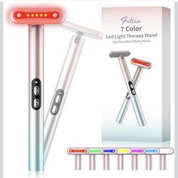 LED Light Therapy Wand - Silver - Brand New