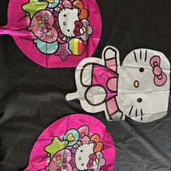 Hello Kitty birthday balloon bundle