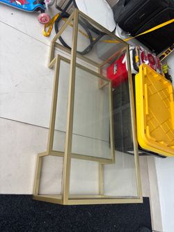 Glass Gold table