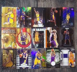 Lakers RARE Card Lot Kobe Bryant SkyBox Z Force Boss Shaq O'NEAL Pau Gasol Relic