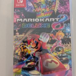 New in Box Mario Kart 8 Deluxe Nintendo Switch Game